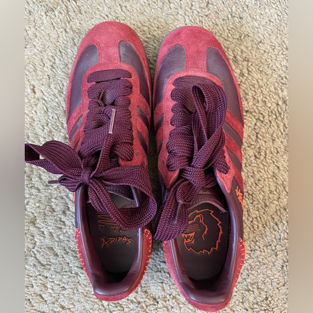 Jonah Hill Sambas Adidas Red Sneakers Comfortable Casual Style